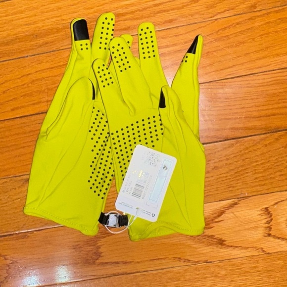 lululemon athletica Accessories - NWT Run for it all bright yellow Gloves